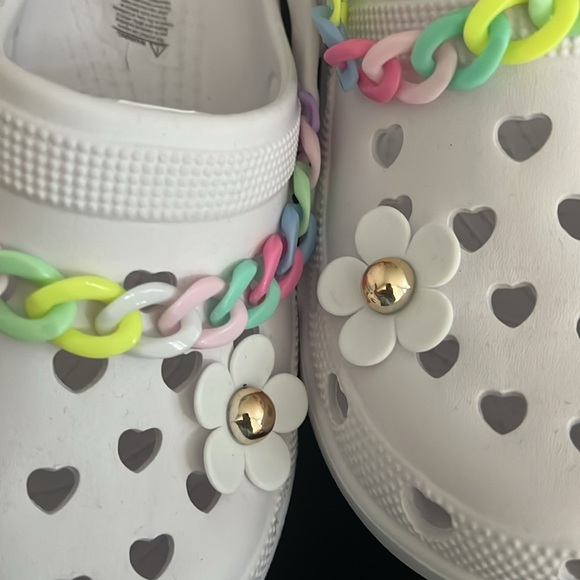 New First Steps Girls flower White Shoes Size 3 - Picture 9 of 12